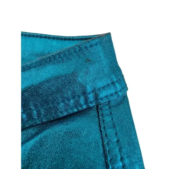 JC JQ Metallic Blue Disco Jeans – NWT – Size XL - Picture 3 of 11